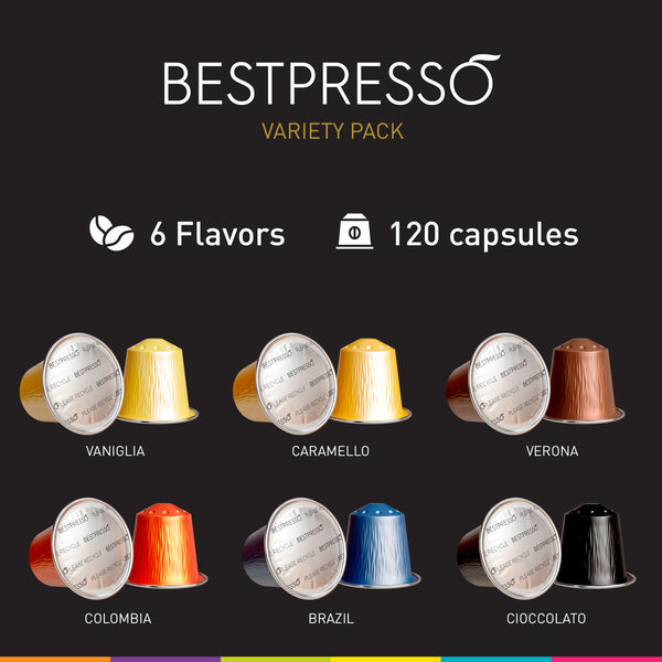 Flavored & Intense Variety - 120 Capsules