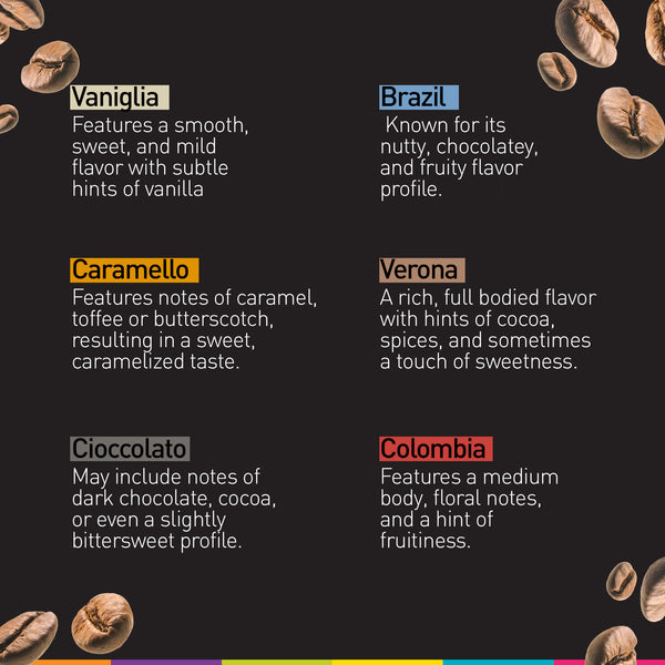 Flavored & Intense Variety - 120 Capsules