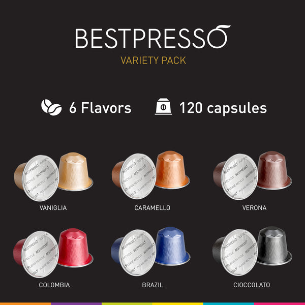 Flavored & Intense Variety - 120 Capsules