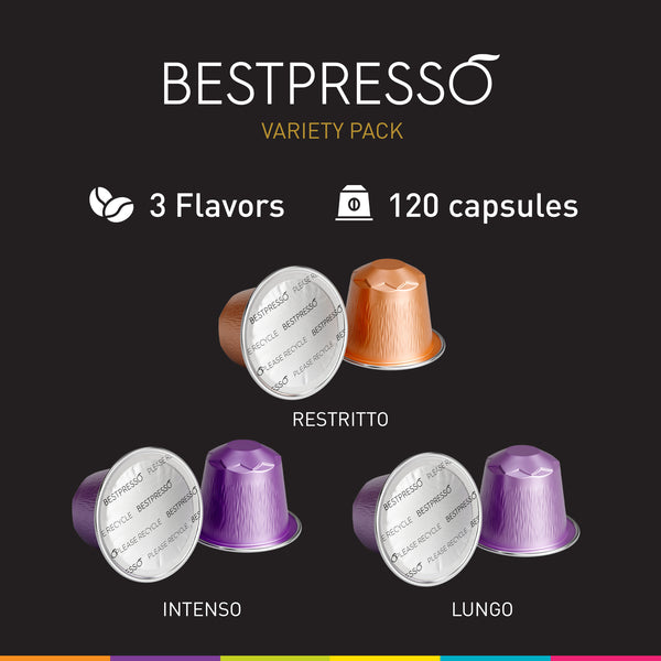 INTENSE VARIETY 3 Flavors - 120 CAPSULES