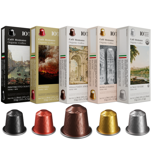 Organic USDA Café Romano Variety Pack