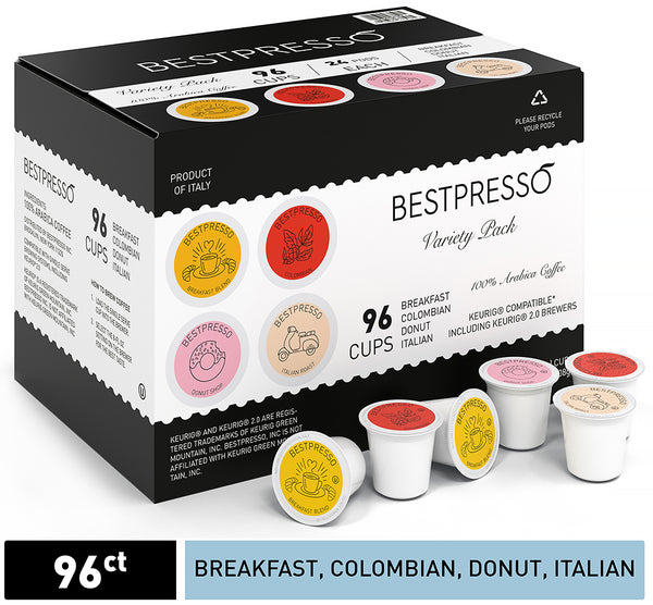 Variety Pack - 96 Count  (Compatible with 2.0 Keurig Brewers)