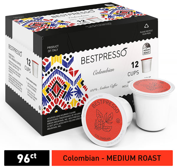 Colombian Roast - Medium Roast - 96 Count  (Compatible with 2.0 Keurig Brewers)
