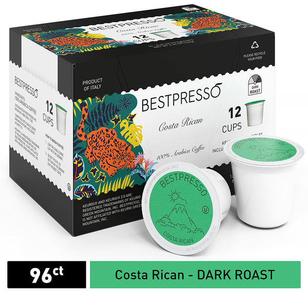 Costa Rican - Dark Roast - 96 Count  (Compatible with 2.0 Keurig Brewers)