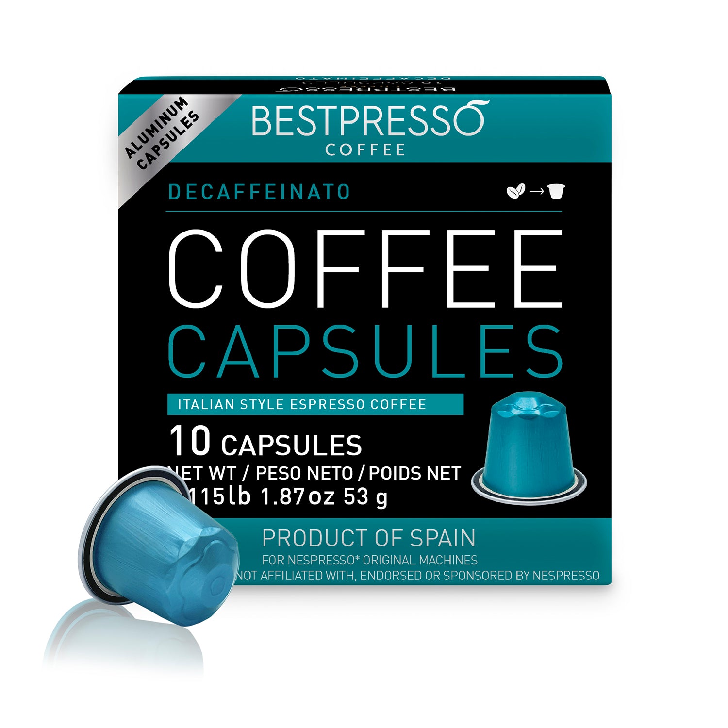 Capsules de café décaféiné - Decaffeinato - L'OR ESPRESSO