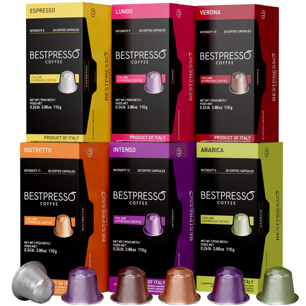 Intense Variety Pack - 120 Aluminum Capsules