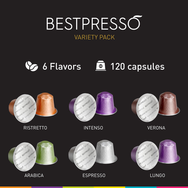 Intense Variety Pack - 120 Aluminum Capsules