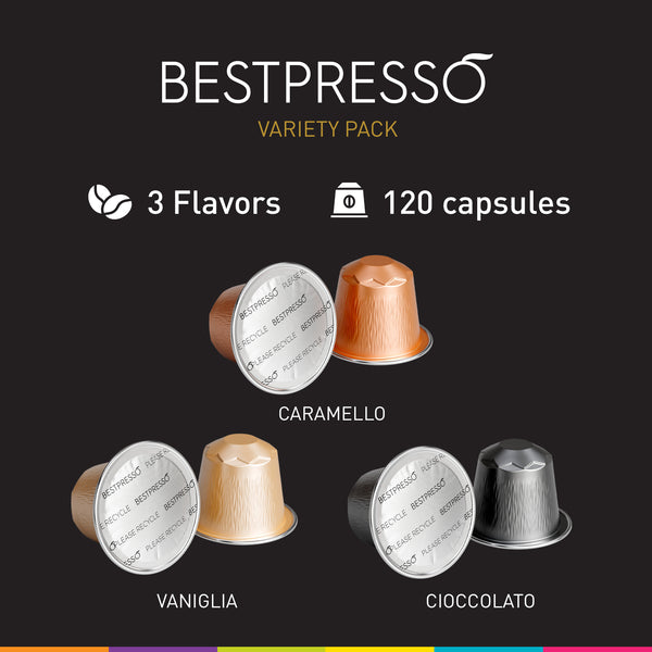 Flavored Variety Pack - 120 Capsules