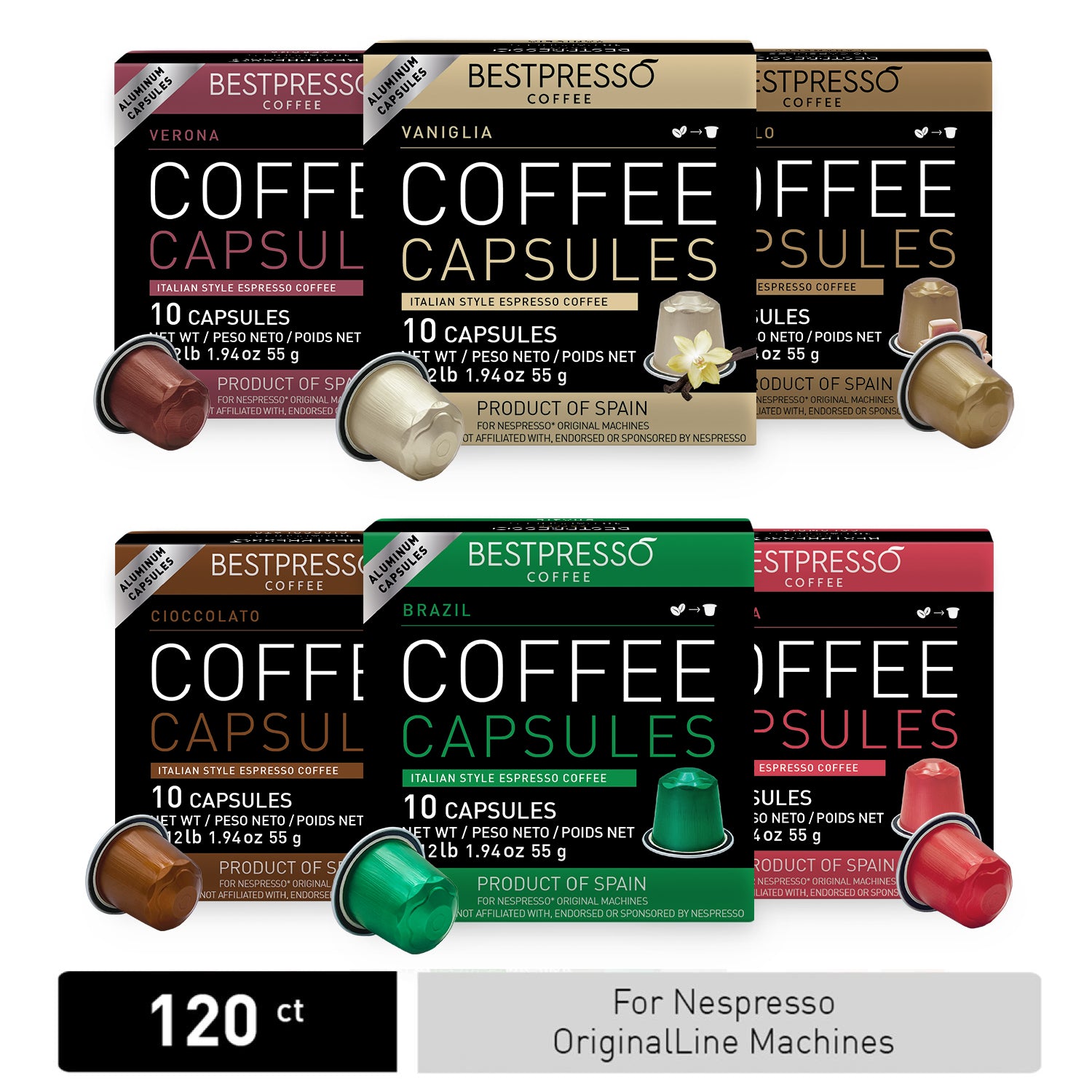 Flavored & Intense Variety - Bestpresso.com