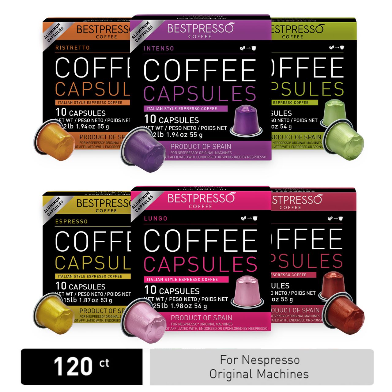 Experience the Perfect Cup with Peet's Coffee Sampler Pack: Indulge in the  Rich Flavors of Dark & Medium Roast Espresso Capsules, Compatible with  Nespresso Original Machines - 40 Pods in 4 Boxes. 